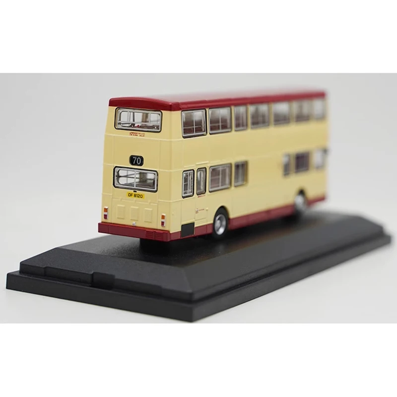 Diecast 1:76 Scale Double Decker Buses Leyland Alloy O305 Automobile Model Exquisite Finished Product Simulation Toy Gift