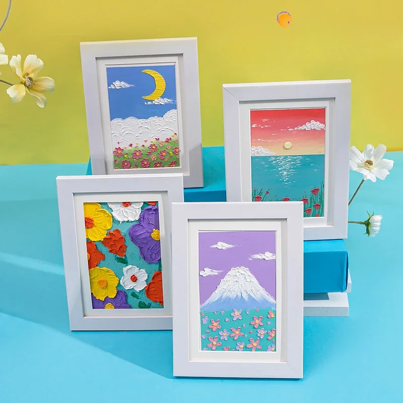 Heavy Color Oil Painting Stick DIY Painting Decompression Set Box Professional Oil Painting Stick Set Box Heavy Color 8 Colors