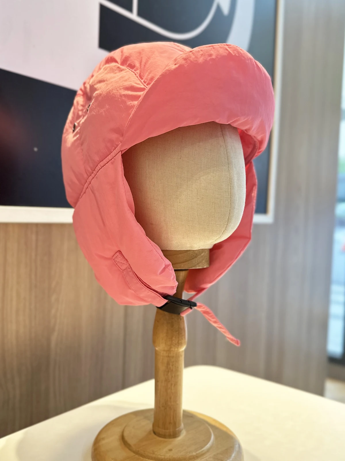 Thickened Flying Hat Style Winter Warm Bicycle Riding Skiing Windproof Ear Protection Helmet Inner Youth Casual Polyester Fiber