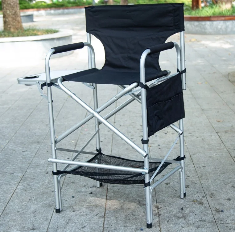 Folding Makeup Director Chair Portable Salon Artist Stool For Studio Use