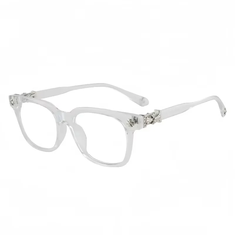1/2Pcs Classic Anti Blue Light Square Glasses Set for Men and Women Unisex Black & Transparent Frame Computer Wearing Glasses