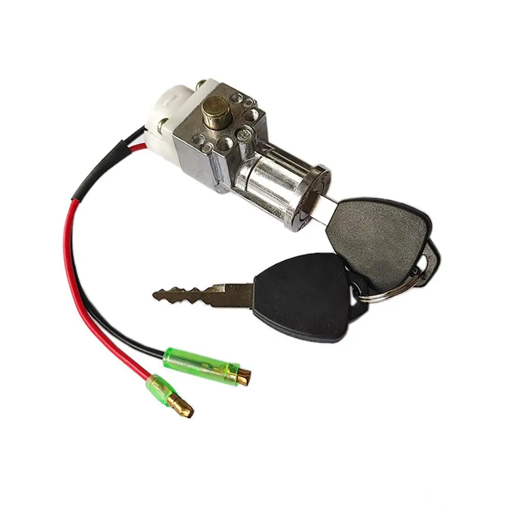 E-Bike Battery Lock With 2 Keys Electric Bicycle Charger Power Switch Universal Scooter Motorcycle Accessories High Performance