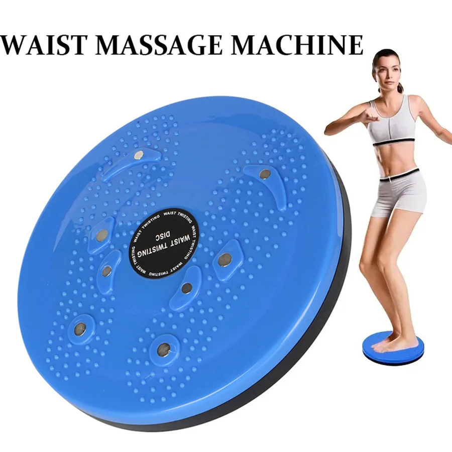 Leisure and fitness equipment, home massage, body slimming and waist slimming device with magnetic torsion waist plate massage p