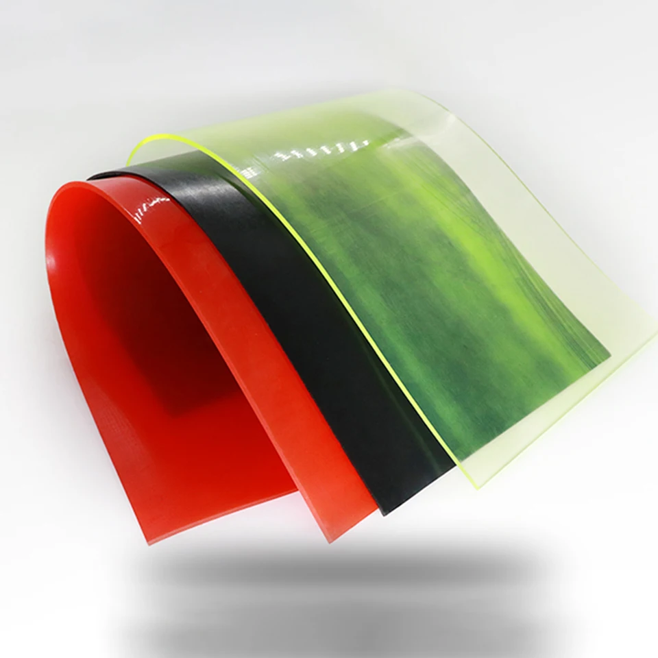 GooBetter PU-Polyurethan Platte – Gummiblock / Elastomer Quadrat 1-50 Mm Stark