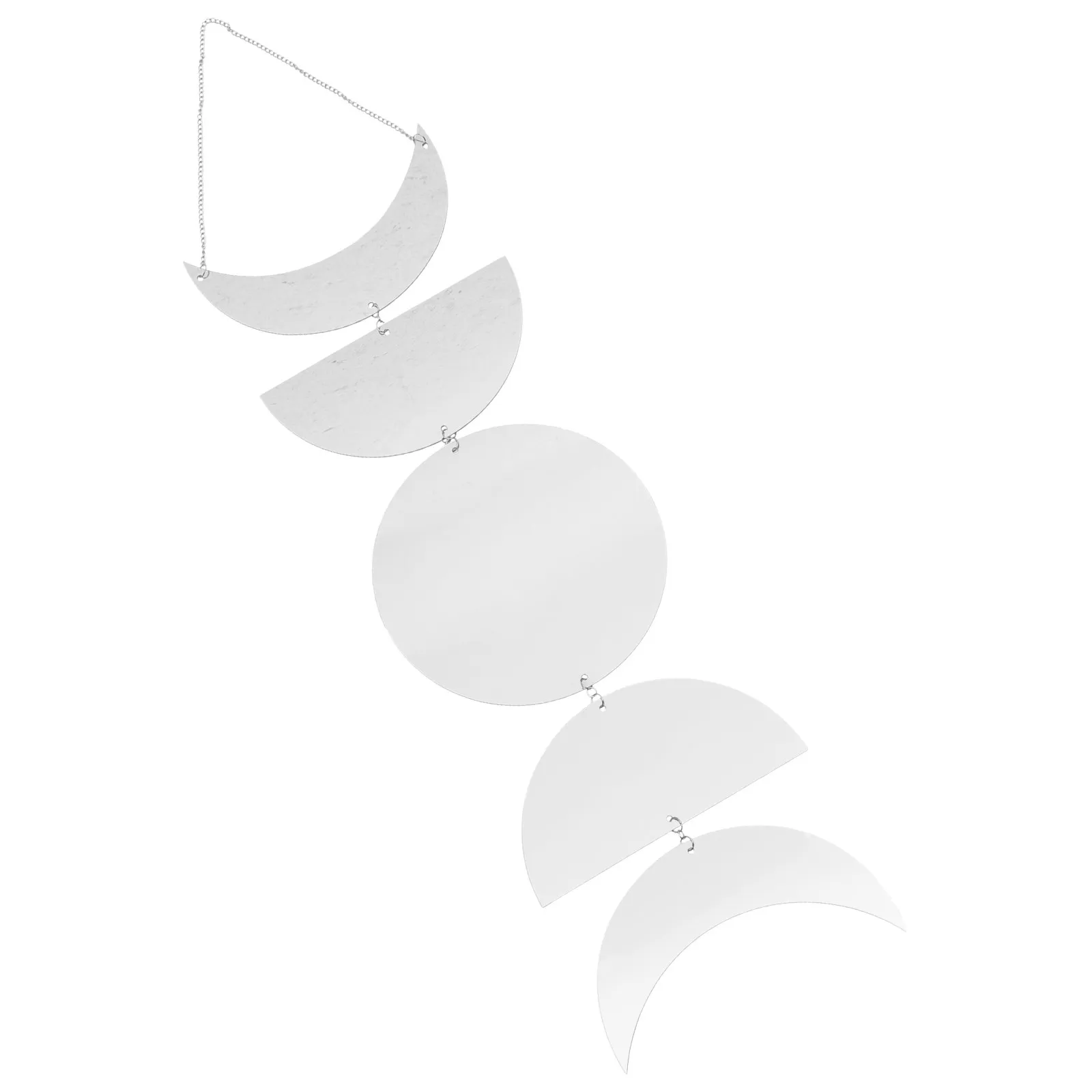 Moon Phase Mirror Acrylic Wall Hanging Decor for Living Room Bedroom Home Space Decoration Moon Phase Mirror Bedroom Decor