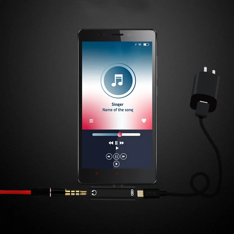 オーディオアダプターとオーディオコンバーター,2 in 1,usbタイプc,3.5mm,huawei,テレビ,xiaomi,電話充電,音楽再生プラグに適合