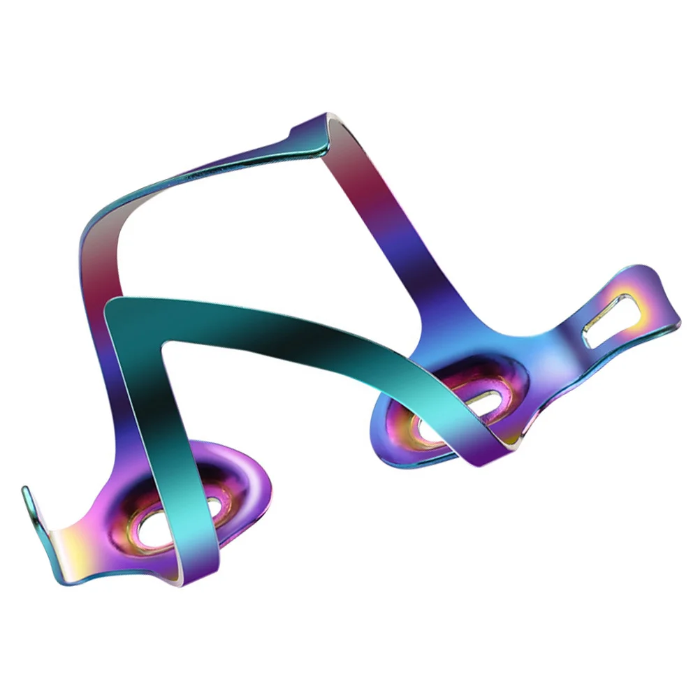 

Colorful Water Bottle Cage Bike Aluminum Alloy Holder Stand Durable Cycling Drink Rack For Mountain Road Folding Bikes