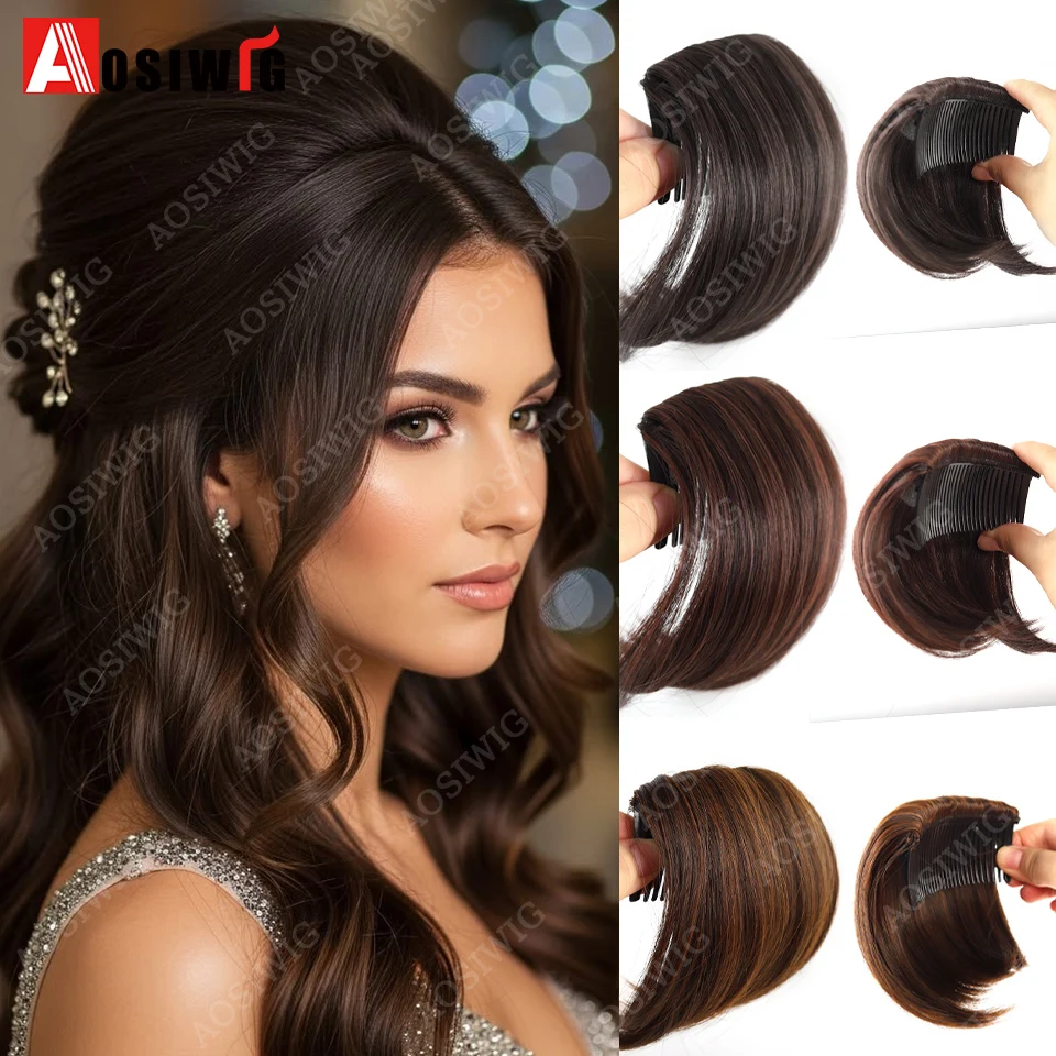 Synthetic Upgrade Invisible Hair Pads Clip in Hair Piece Seamless Pad Women Girls Hair Extensions Natural Pads Top Cover