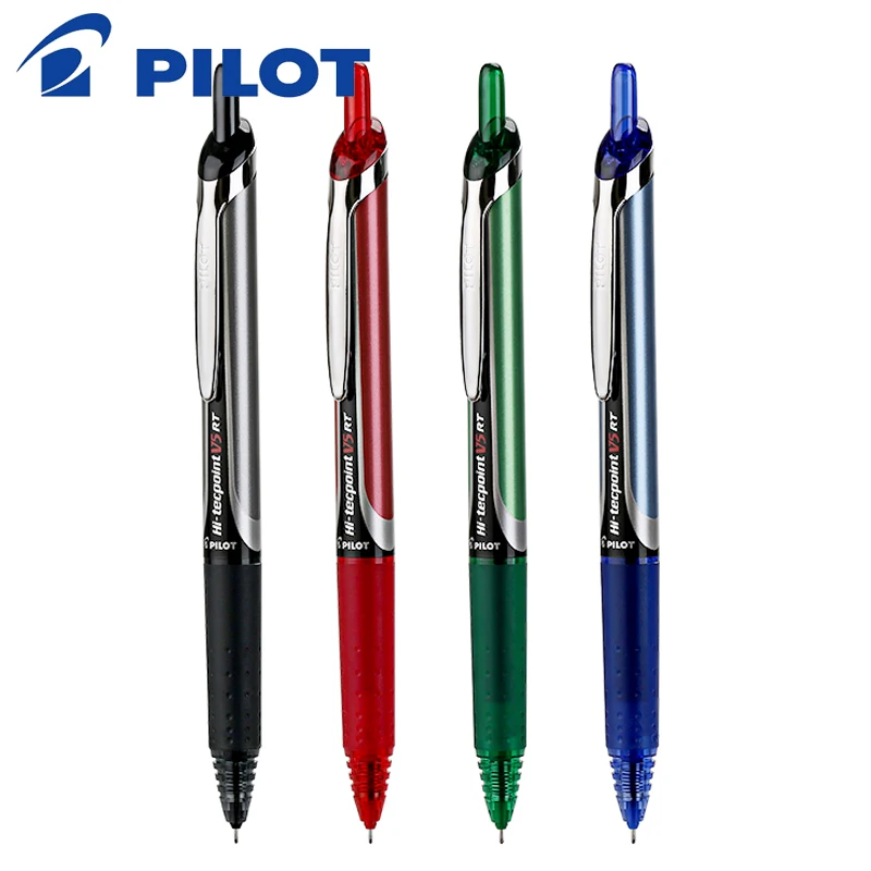 

3 pcs/lot Japan Pilot V5 RT Hi-Tecpoint RollerBall Pen 0.5mm BXRT-V5 4 colors office and school stationery