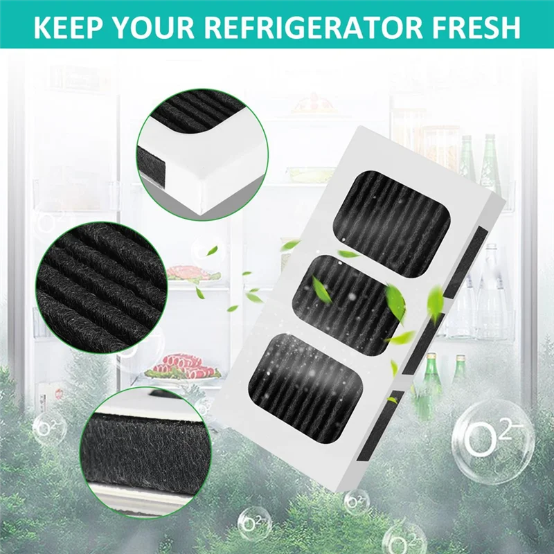

PZHI-For Frigidaire Refrigerator Air Filters Refrigerator Air Filter Replacement Parts Compatible With PAULTRA2
