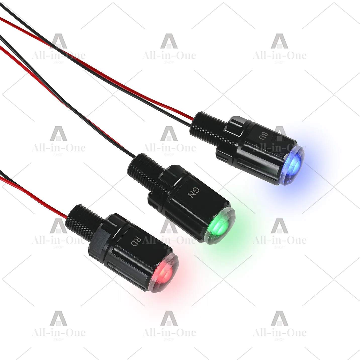 For Underwater Indicator Lights,ROV Signal Lights, Waterproof LED Deep-water Power Lights, Underwater Robot Status Lights