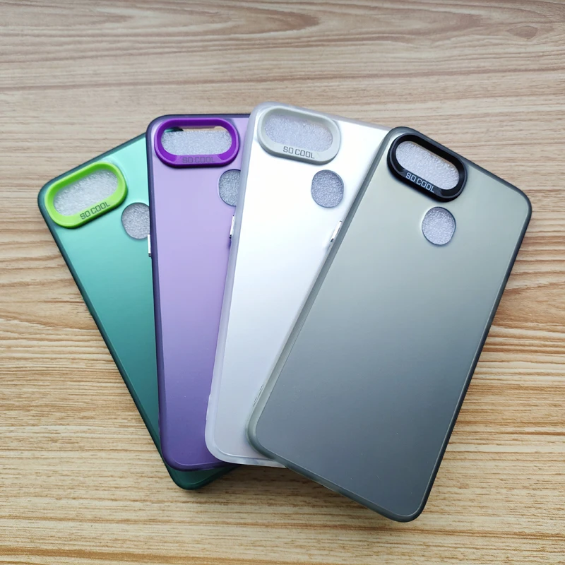 Для OPPO A12 чехол oppo A5S чехол для телефона OPPO A7N A7X Ax7 A12S F9 F9 Pro Cover Realme 2 Pro u1 Luxury Metallic Aurora Matte Cover