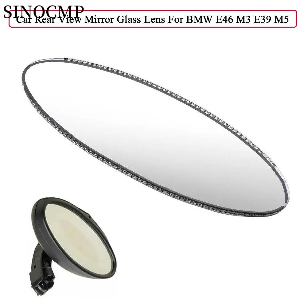 

Oval Rear View Glare Mirror Auto Dimming Replacement Glass Cell For BMW E46 M3 E39 M5 Car Rear View Mirror Car Accessories