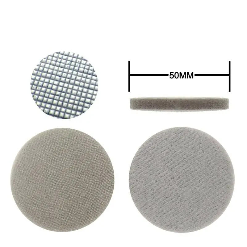 2 인치 50mm/3Inch 75mm 후크 및 루프 폼 샌딩 디스크 스폰지 샌드페이퍼 폴리싱 패드 모든 그릿 320-8000 자동차 용 알루미늄 산화물