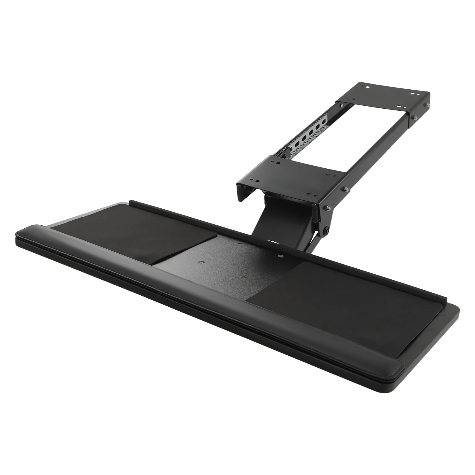 Adjustable Keyboard and Mouse Holder Desk Tray
