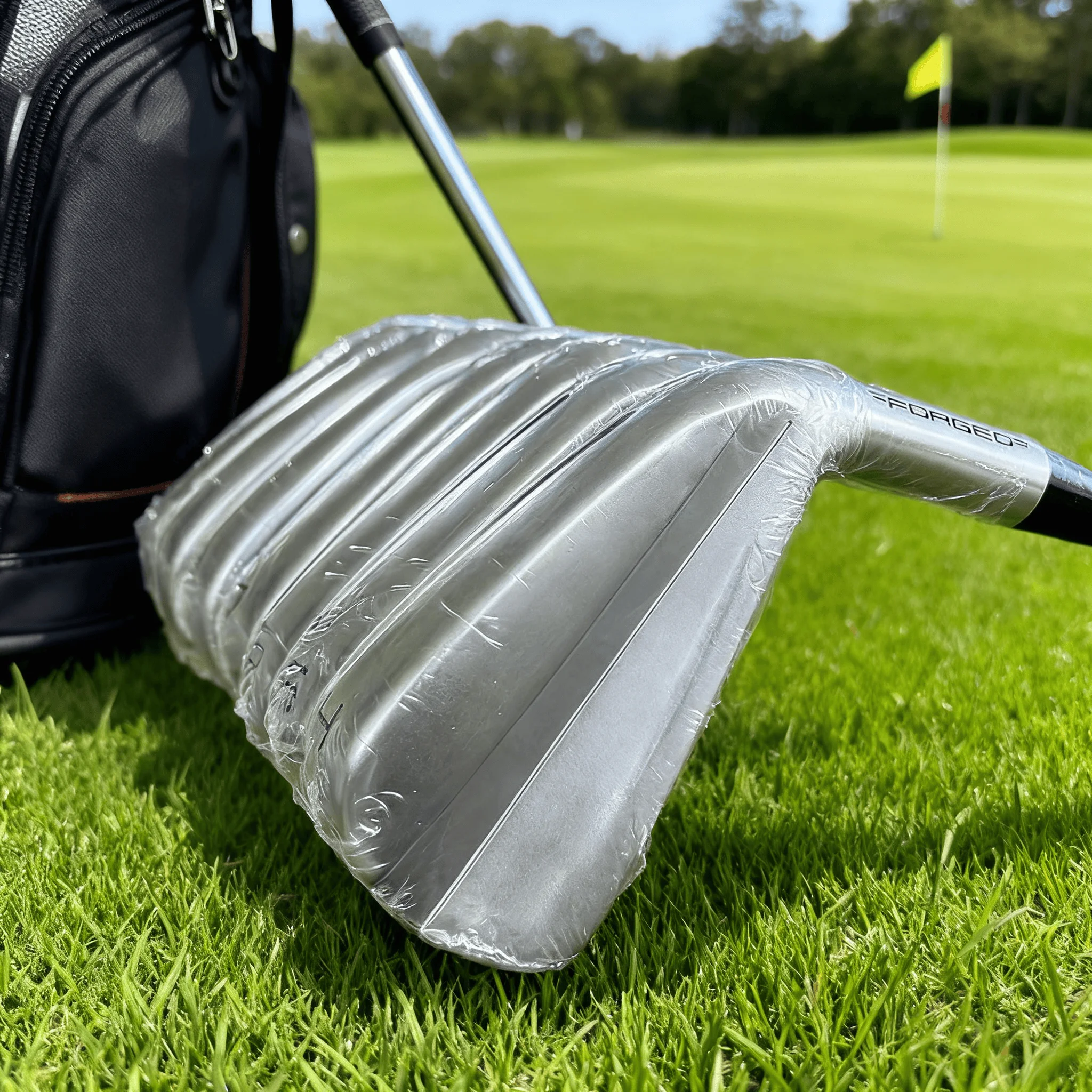 

2025 Set of Right-Handed Golf Iron Clubs 4-PW Stainless Steel with Rubber Grip for Golfers-Black Iron for Right Hand Users