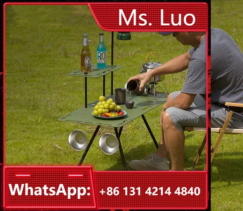 

Лидер продаж, уличная тактическая складная квадратная мебель для кемпинга и барбекю из алюминиевого сплава для домашнего офиса, пляжного парка