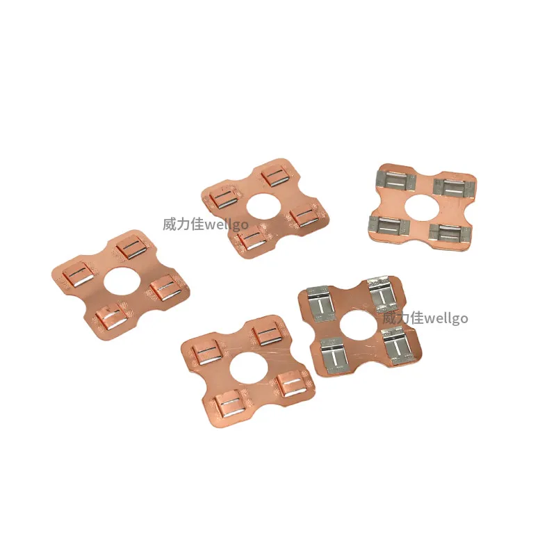 Battery Copper-nickel Composite Sheet 2*2 Battery Parts Avoidance 21700 Sinking Connector Easy Spot Welding