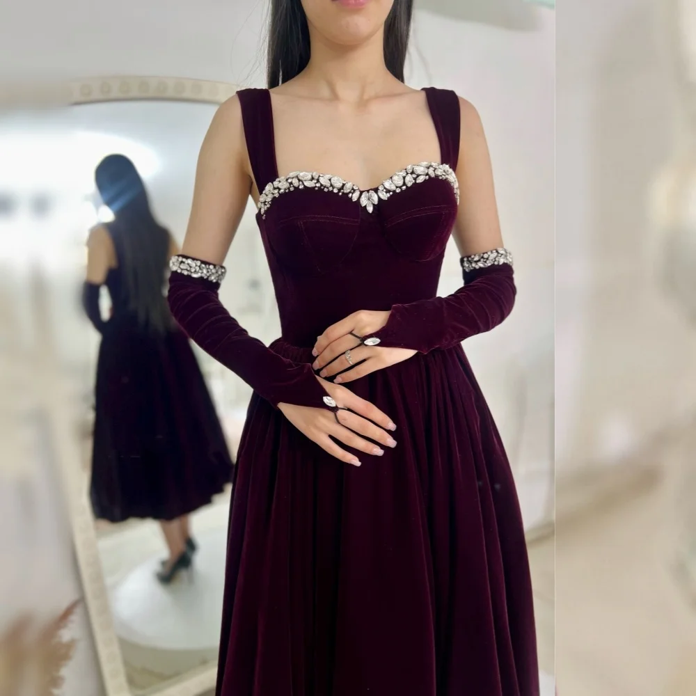 Maßgeschneidertes elegantes Damen-Grace-Kleid, A-Linie, Midi-Kleider, Vestidos De Fiesta, maßgeschneiderter Anlass, Abendparty, hohe Qualität