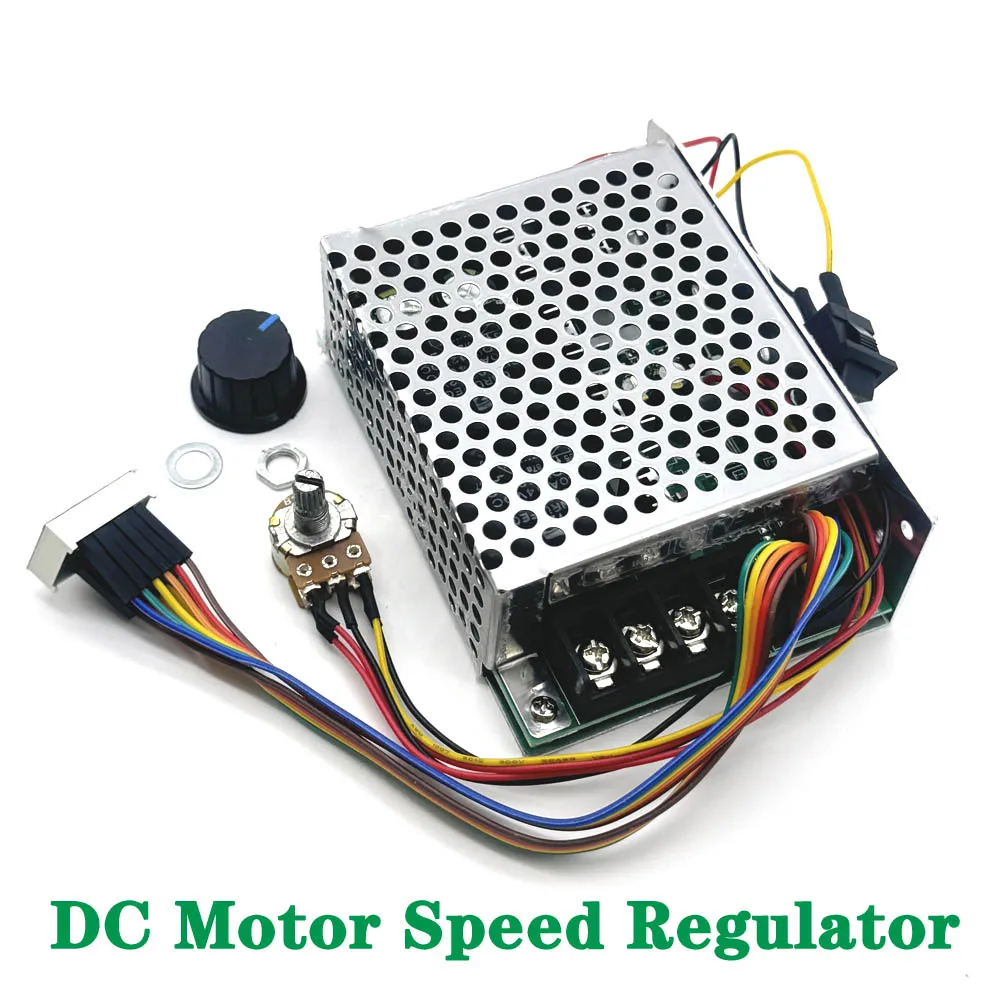 

DC10-60V DC motor speed regulator 12V 24V 36V 48V High power drive module PWM Motor speed controller 40A current regulator