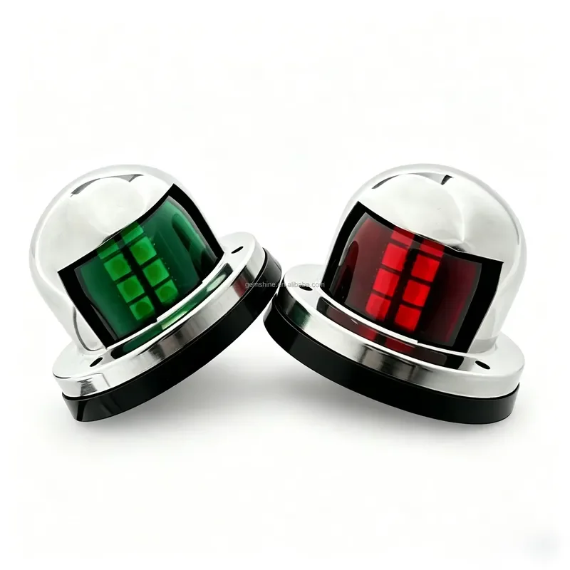12V 4W red and green marine navigation light, marine navigation signal light, bow light, marine LED navigation light