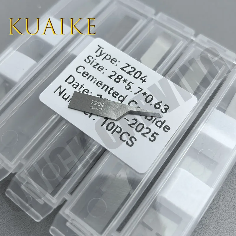 10PCS Z204 Tungsten Carbide Oscillating Blade Leather Vibrating Blade Cnc Cutter Digital Cutting Blade Z41 Z42 Z60 Z62 Z104