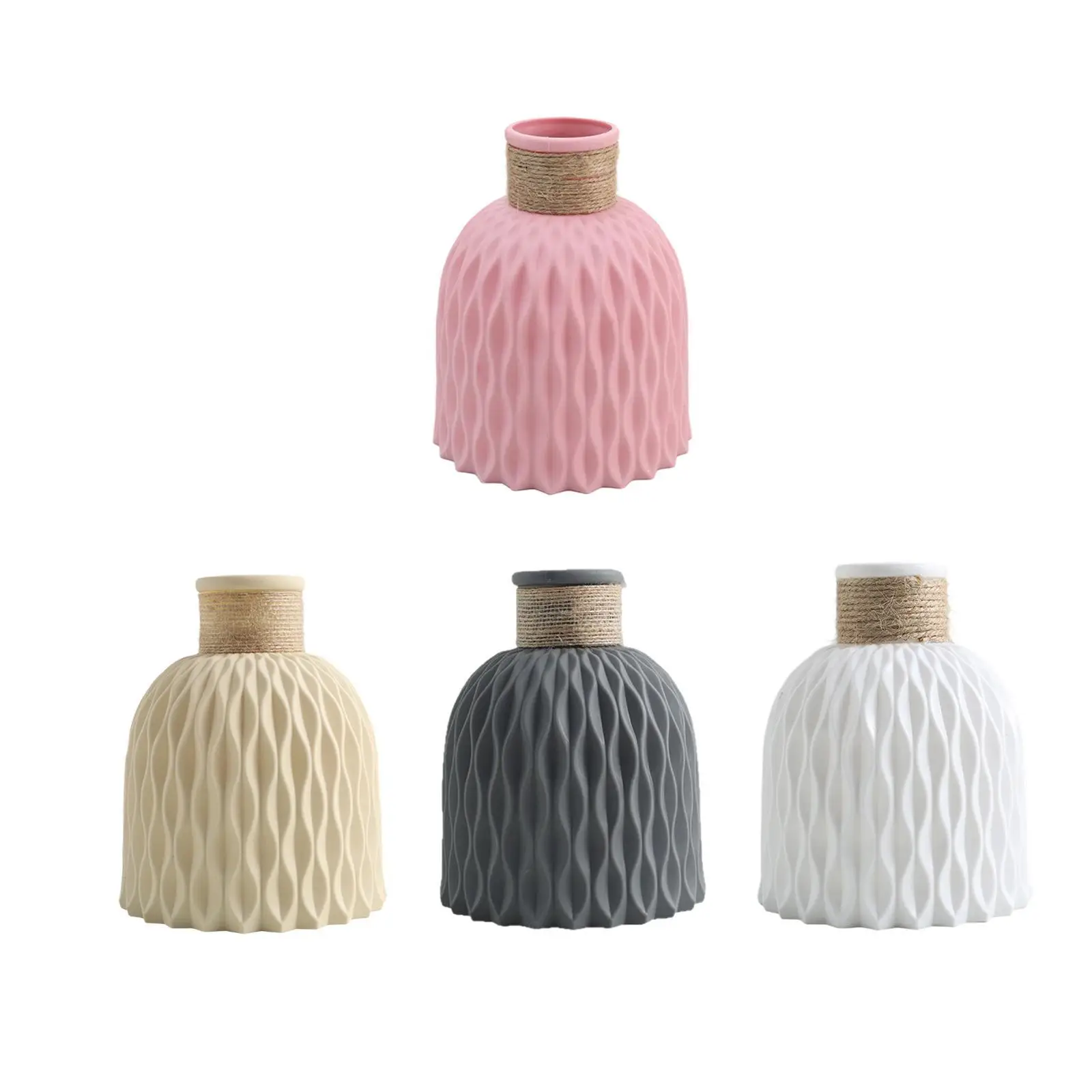 

Flower Vase Tabletop Ornament Simple Flowerpot for Desk Living Room Wedding