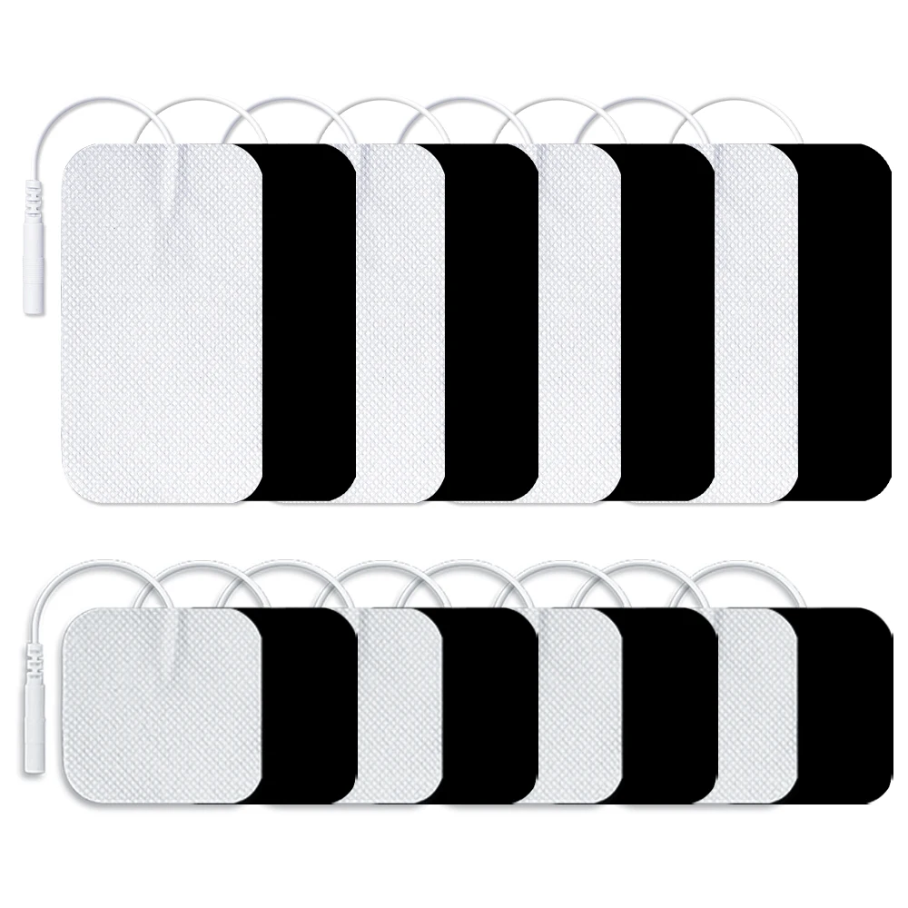 

10/20pcs EMS Pads For Tens Unit Machine Pulse Massager Electrostimulator Self Adhesive Conductive Gel Replacement Electrode Pads