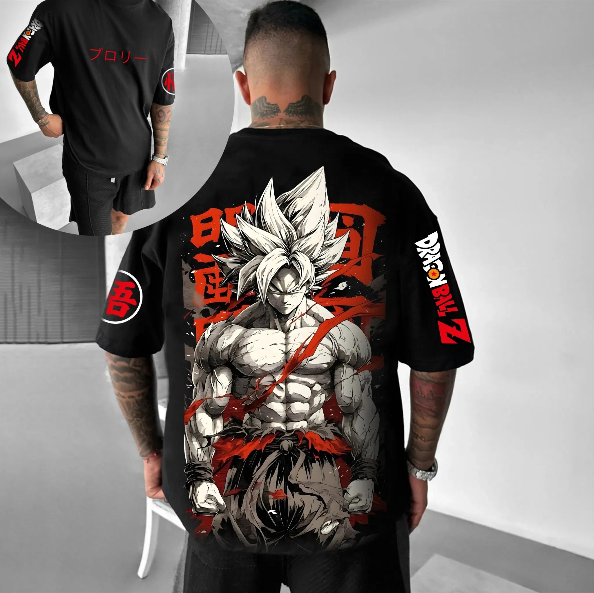Dragon Ball Super Saiyan Son Goku  Men's and Women's Summer Fashion Street Casual Loose T-Shirt, Hoodie, Shorts and Sweatpants