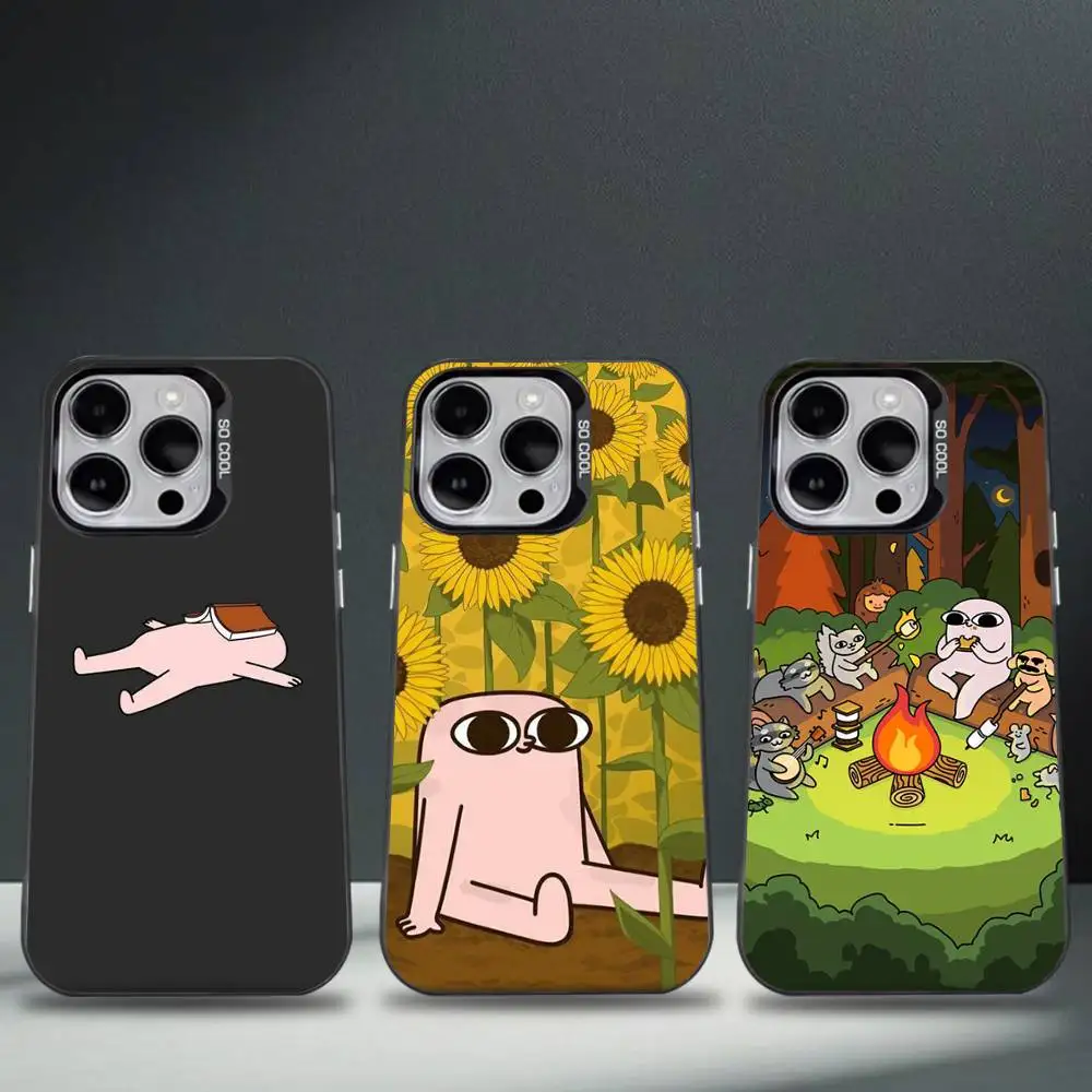 

Funny Ketnipz Cute Phone Case For iPhone 16,15,14,13,12,11,8,7,Pro,Max,Plus,Mini,XS,SE Anti Fall Black Matte Hard