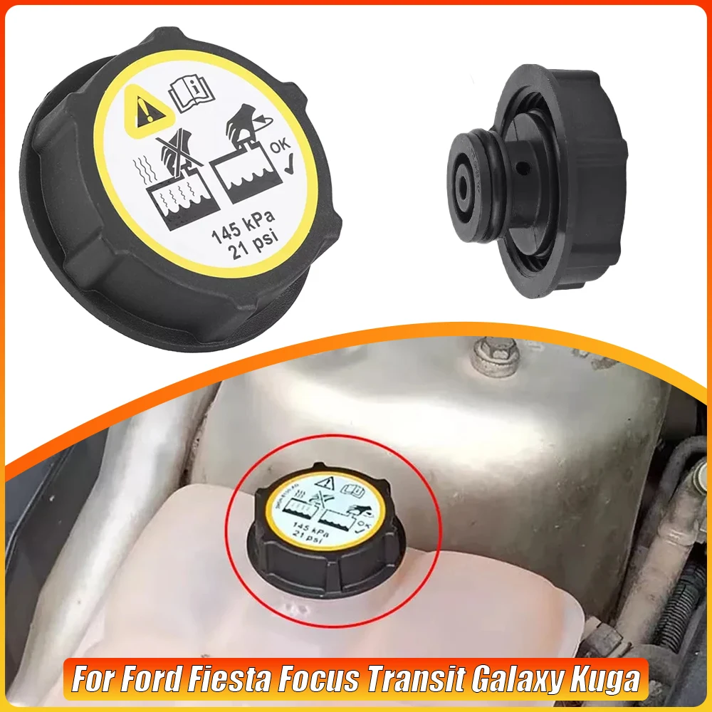 

Radiator Coolant Expansion Tank Cap for Ford Fiesta Focus Transit Galaxy Kuga 1224233 1301104 3M5H8100AD Auto Parts