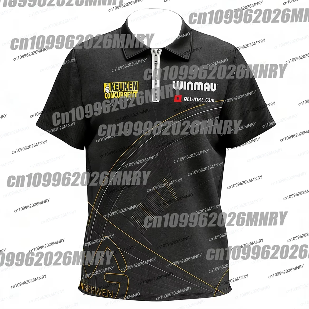 2026 Michael van Gerwen Dartshirt Darts Competition Uniform Sports New MVG Darts Training 3D Print Dry Quickly Men's Kid T-Shirt