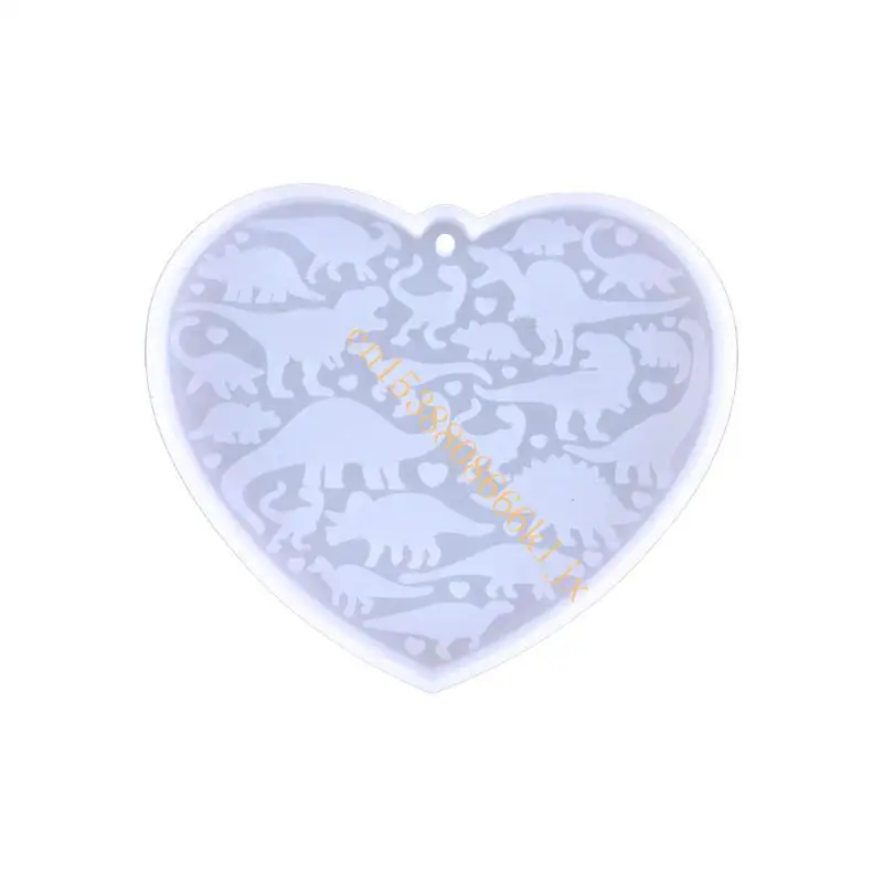 

Glossy Silicone Round Heart Molds Various Symbols Keychain Mold DIY Pendant Ornaments Epoxy Resin Crafting Molds 066C