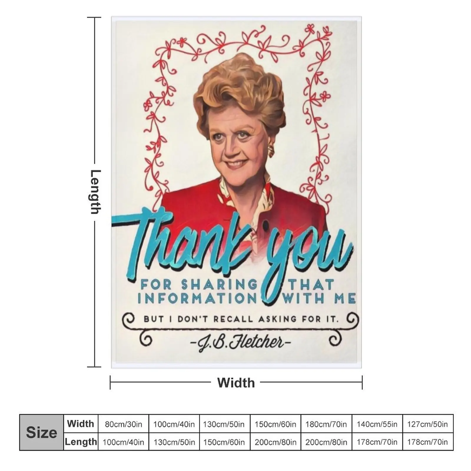 Jessica Fletcher Doesn't Need Your Input Throw Blanket Cute Hairy Winter beds Polar Blankets