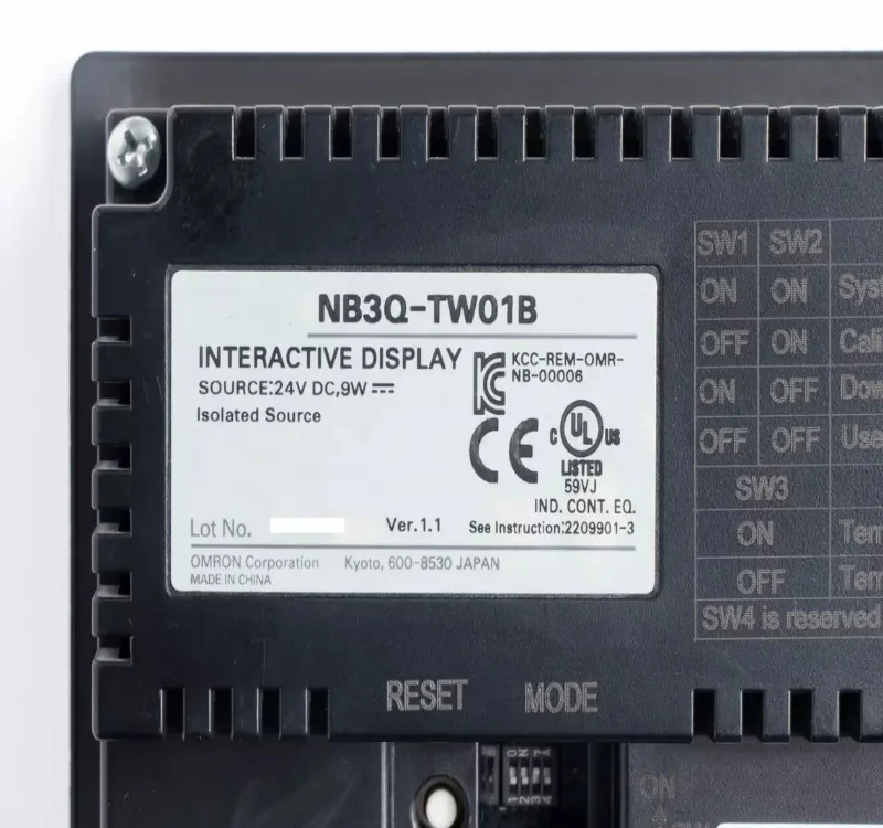 Nova tela de toque genuína NB3Q-TW01B série NB-S tela colorida tela de toque de 3,5 polegadas