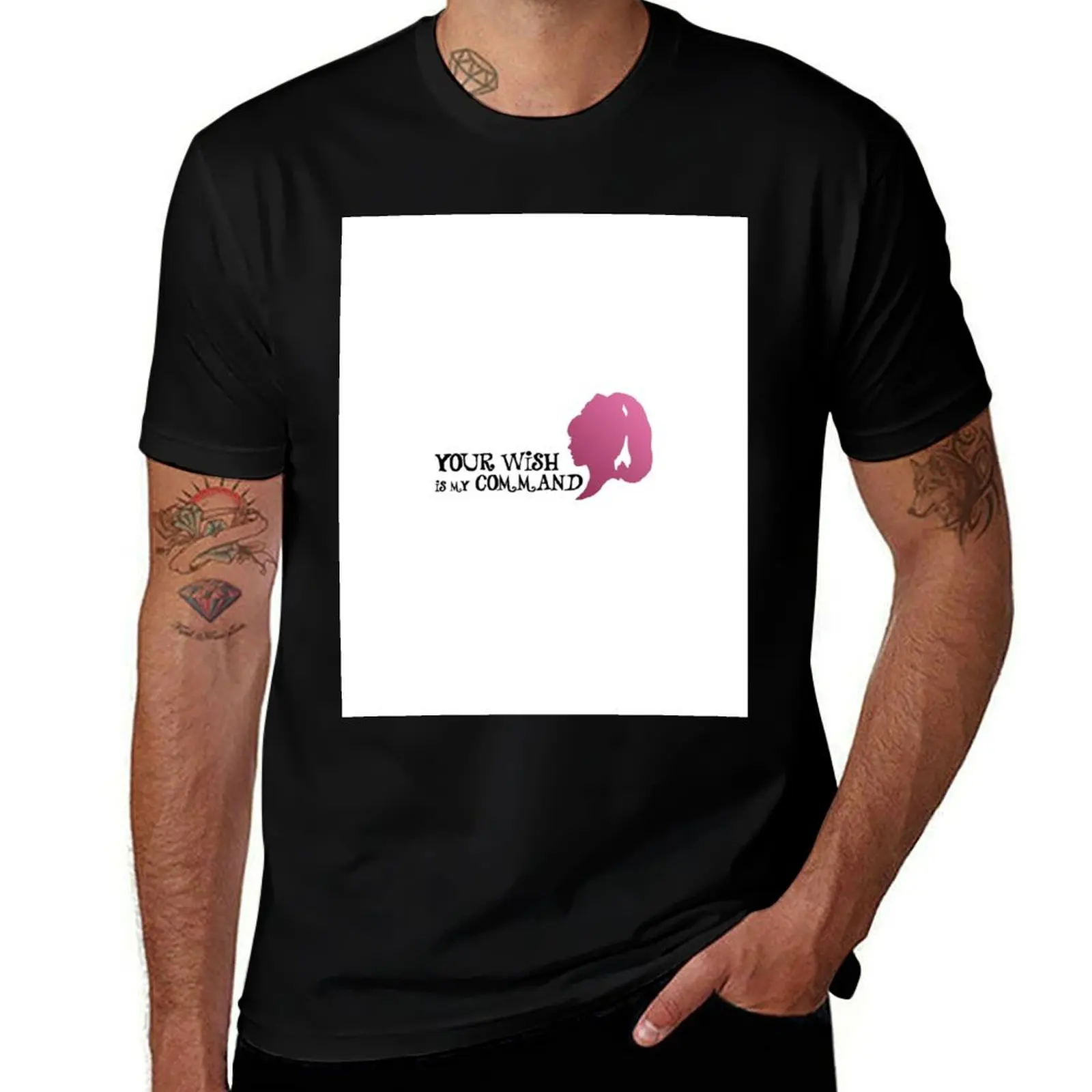 

Your Wish Is My Command - Pink T-Shirt anime t shirts for man t shirts for man pack white T-shirt