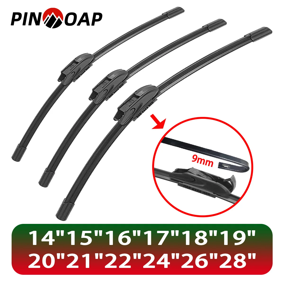 

Обновление универсального J/U-образного крючка, стеклоочиститель автомобиля 14 "15" 16 "17" 18 "19" 20 "21" 22 "24" 26 "28" полоса из натурального каучука