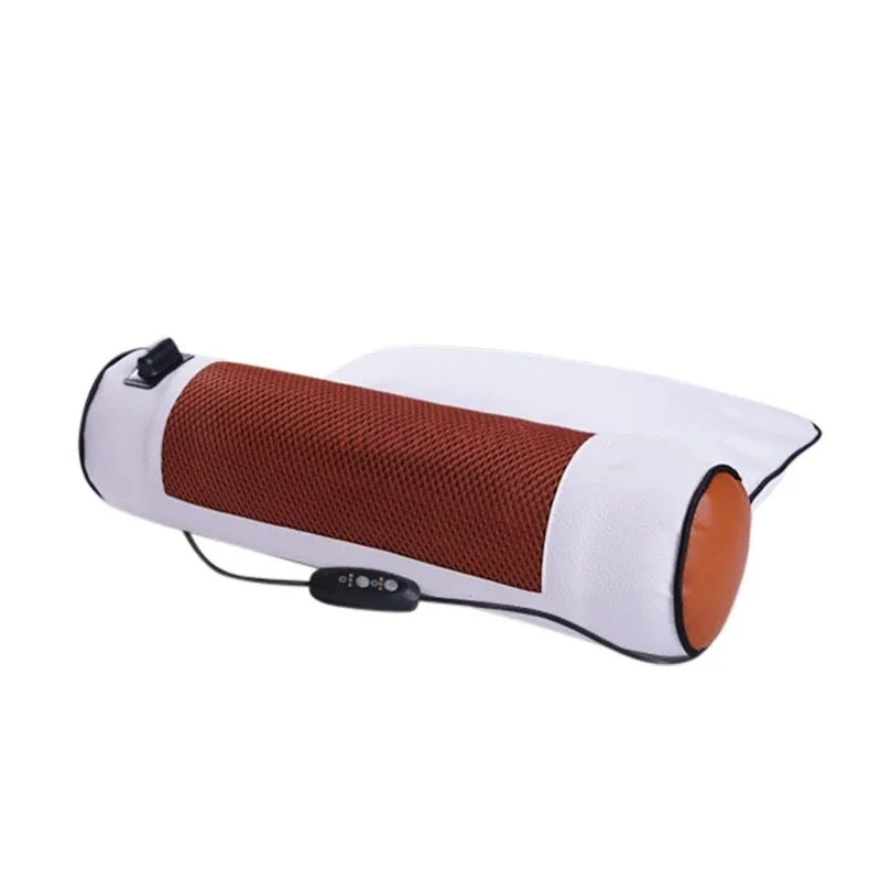 Heating cervical vertebra pillow sea salt moxibustion heat therapy hot compress sleep special pillow inflatable mugwort