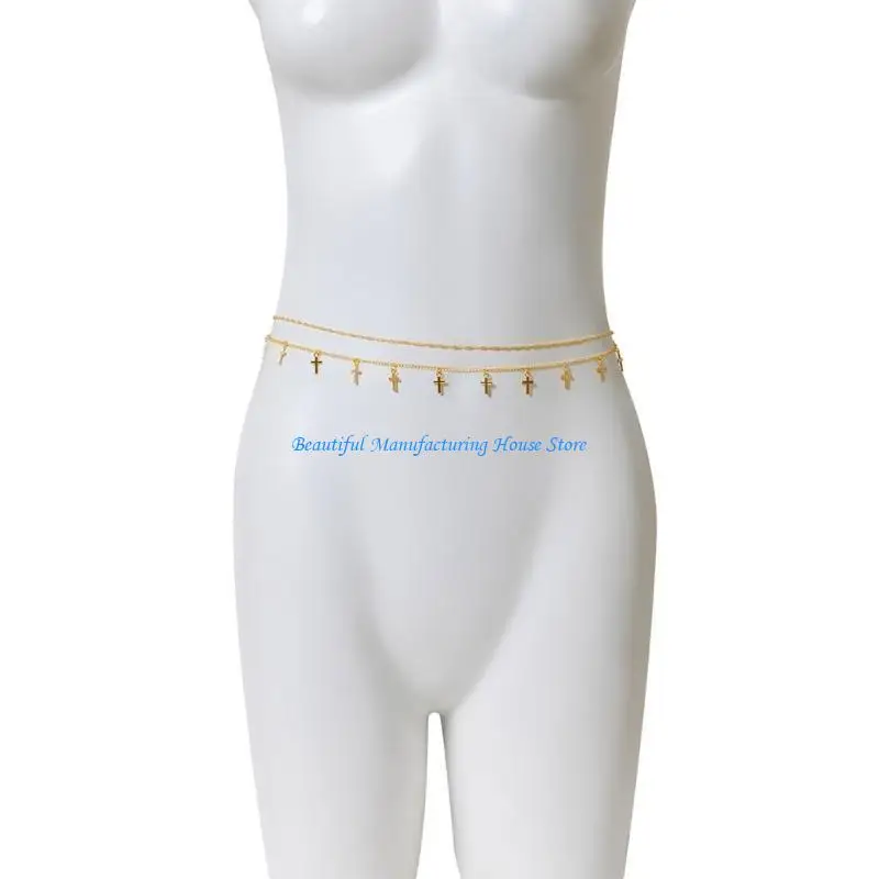 E56a corrente cintura elaborada cruza charme corpo joias corrente cinto corrente barriga para praia