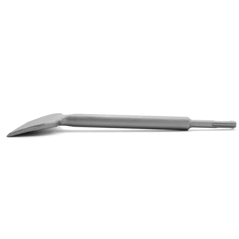 SDS Plus Chisel 75/100mm Wide Electric Hammer Drill Chisel Tool Cranked Tile Removal Chisel for Tiles Old Plaster Wall Concrete