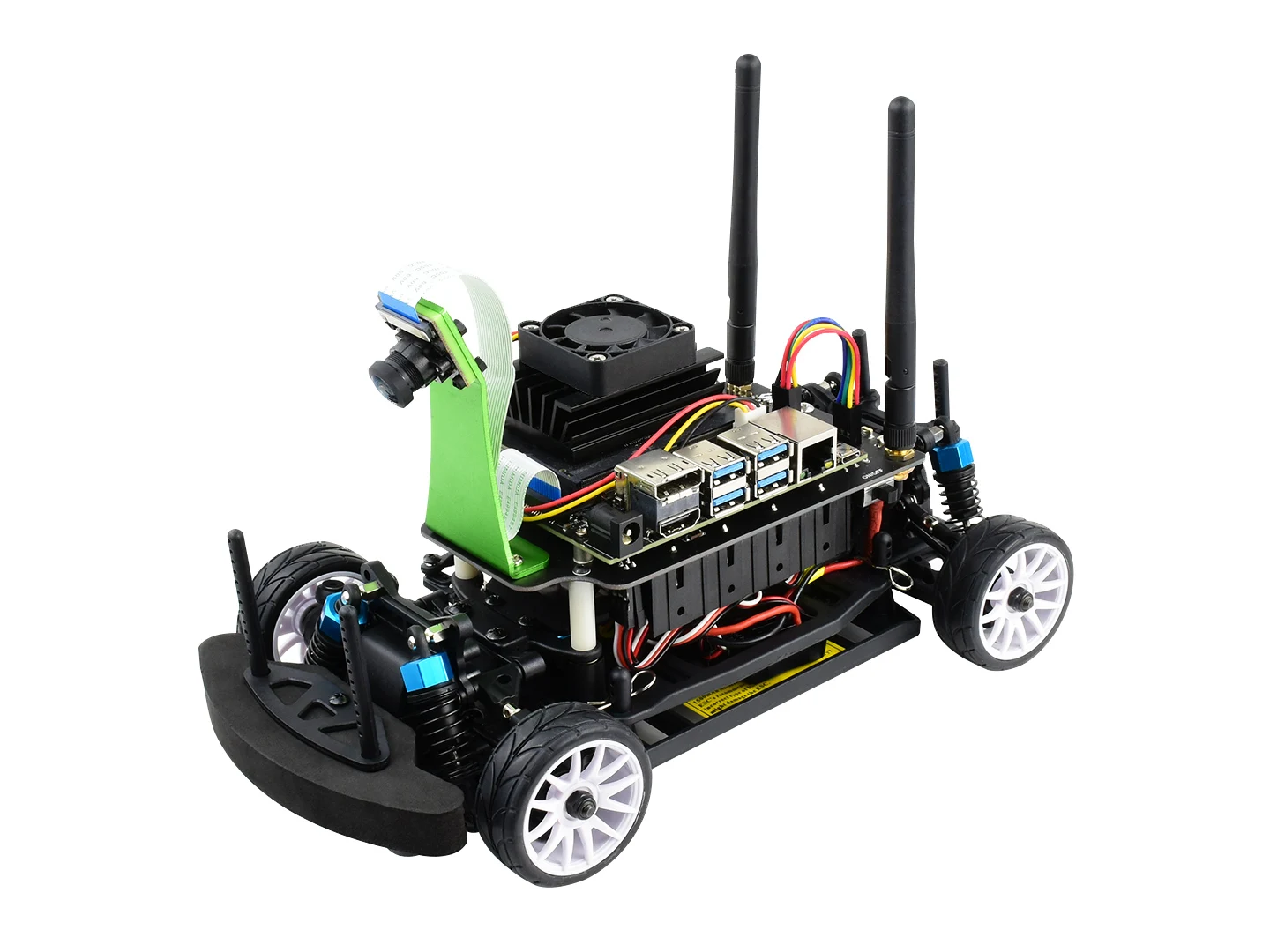 

JetRacer Pro AI Kit A,High Speed AI Racing Robot Powered by Jetson Nano Pro Version,Comes with Waveshare Jetson Nano Dev Kit