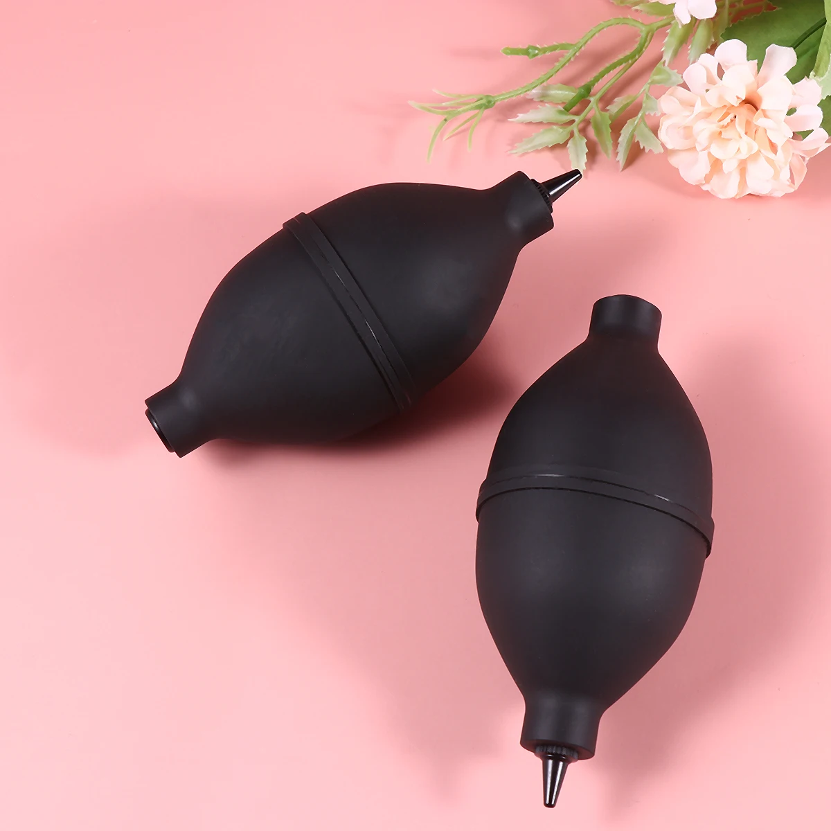 

2pcs Cleaning Dust Blower Balls High Quality Silicone Elastic Long Term Use Electronics Computer Camera Air Pump Black