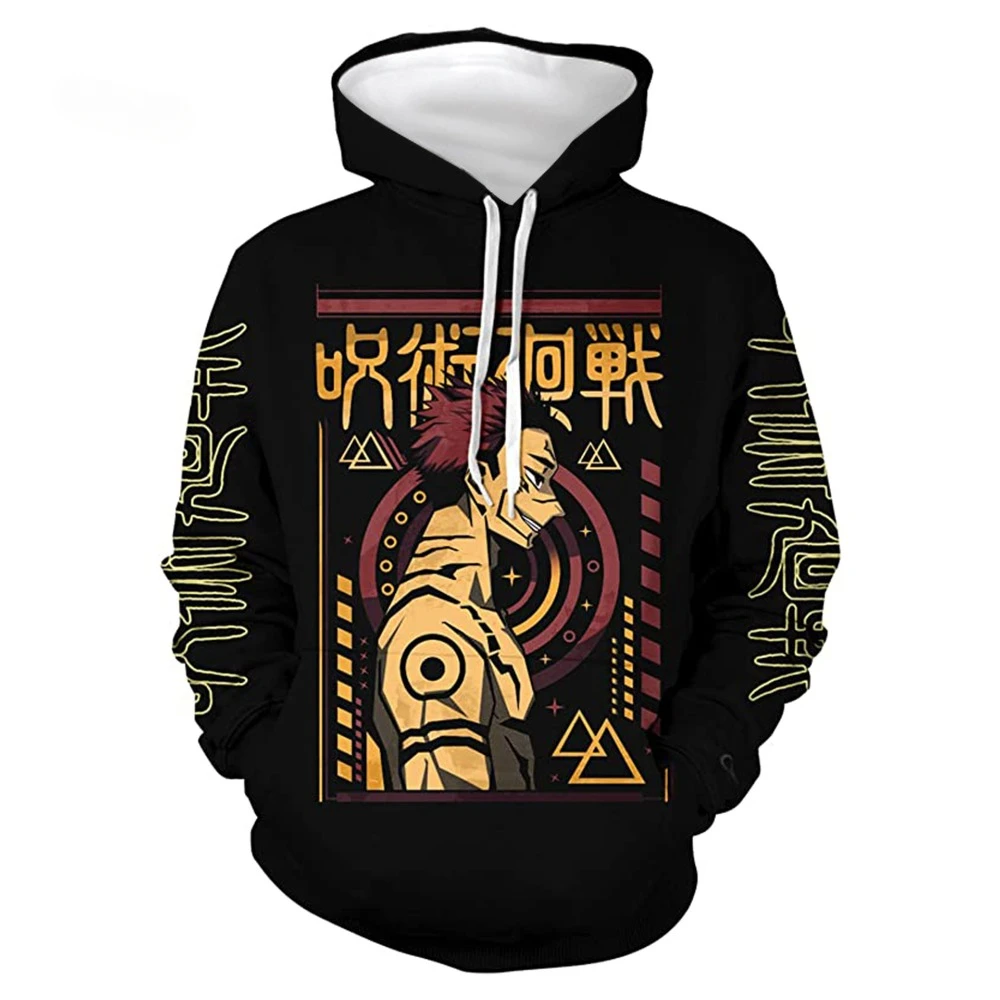 

Direct Sales of The Ghost of The Sword 3d Printed Hoodie Adult Children Europe and The United States with A Cap Loose Version