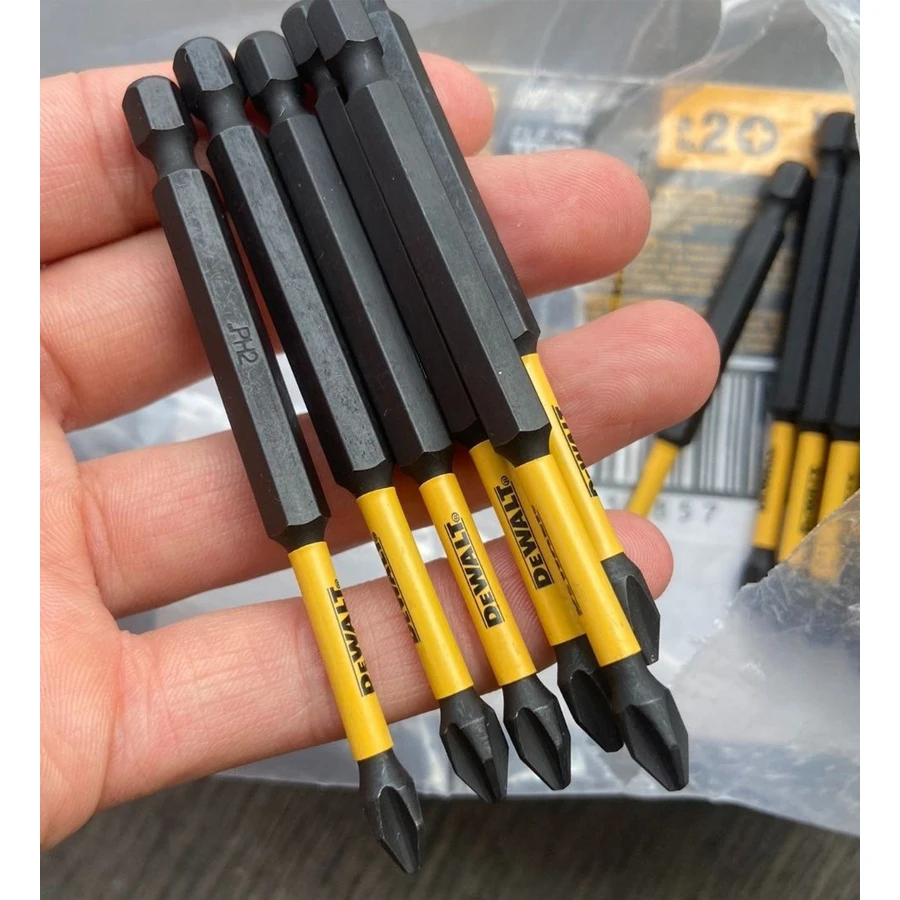 DEWALT DWA3PH21RB 5PCS 89mm PH2 Phillips Screwdriver Bits Impact