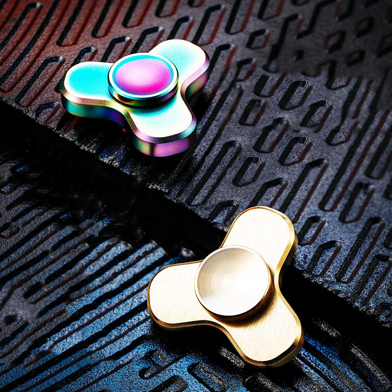 New Metal Fidget Spinner Finger Gyro Mini Aluminum Alloy Fingertip Gyro Decompression Stress Relief Autism Toy Adult Child Gift