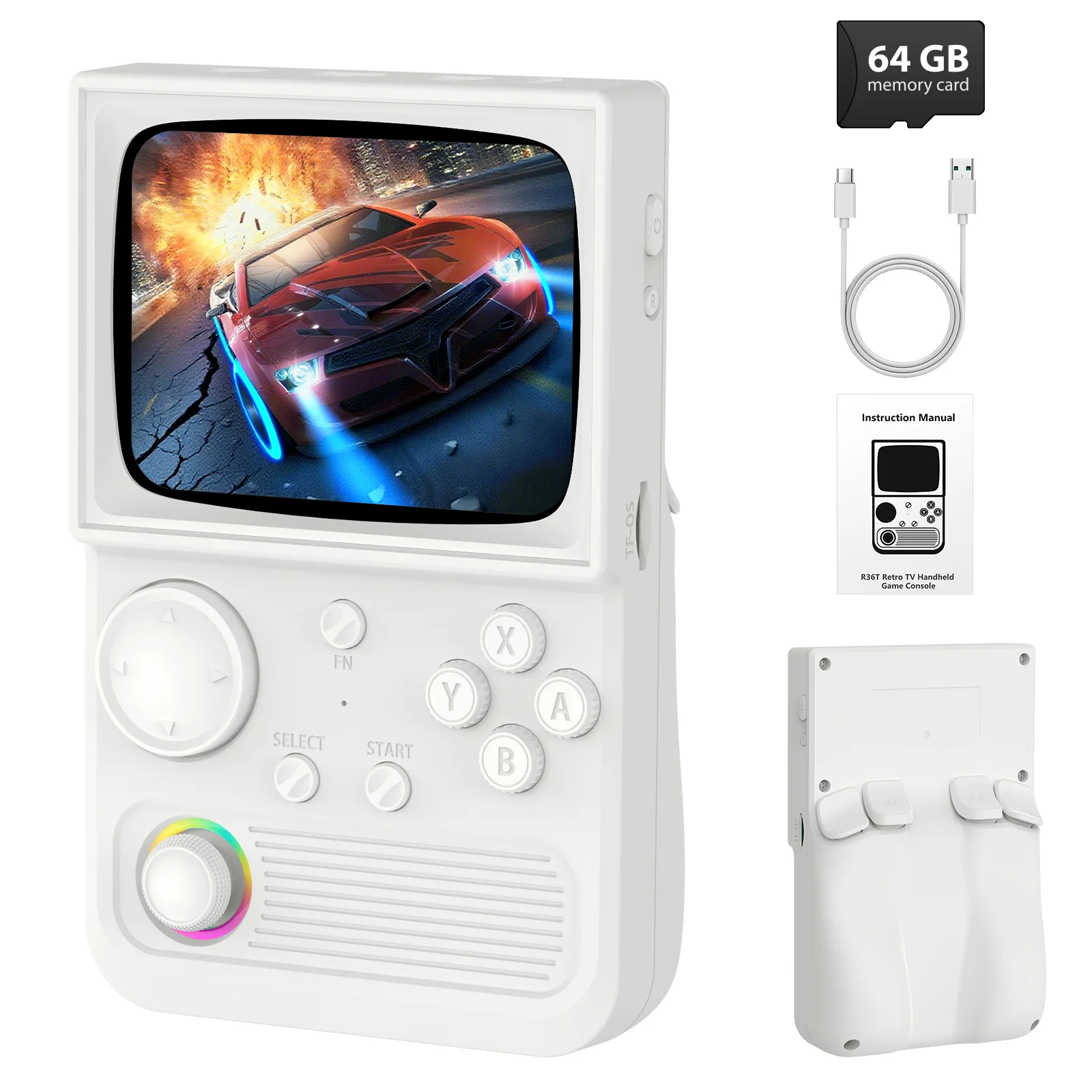 AISLPC Retro Handheld Game Console Built-in Games 3.5