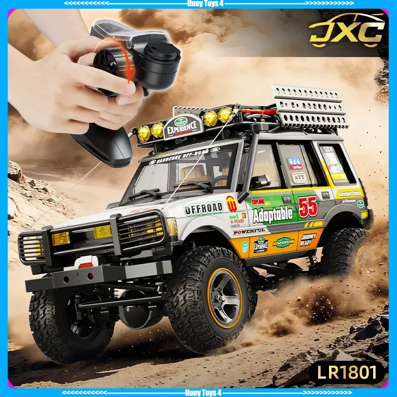 Nuovo Jingxiaochuang 1:18 Lr1801 Scala Completa Rc Modello di Auto a Quattro Ruote motrici Simulazione Arrampicata Fuoristrada Auto di Controllo Remoto Giocattolo Regalo
