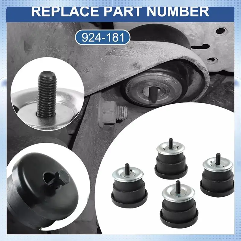 

A70R-4Pcs Body Mount Set 924-181 924181 For Chevy S10 Pickup GMC Sonoma 1994-2004 Body Position Rubber Kit