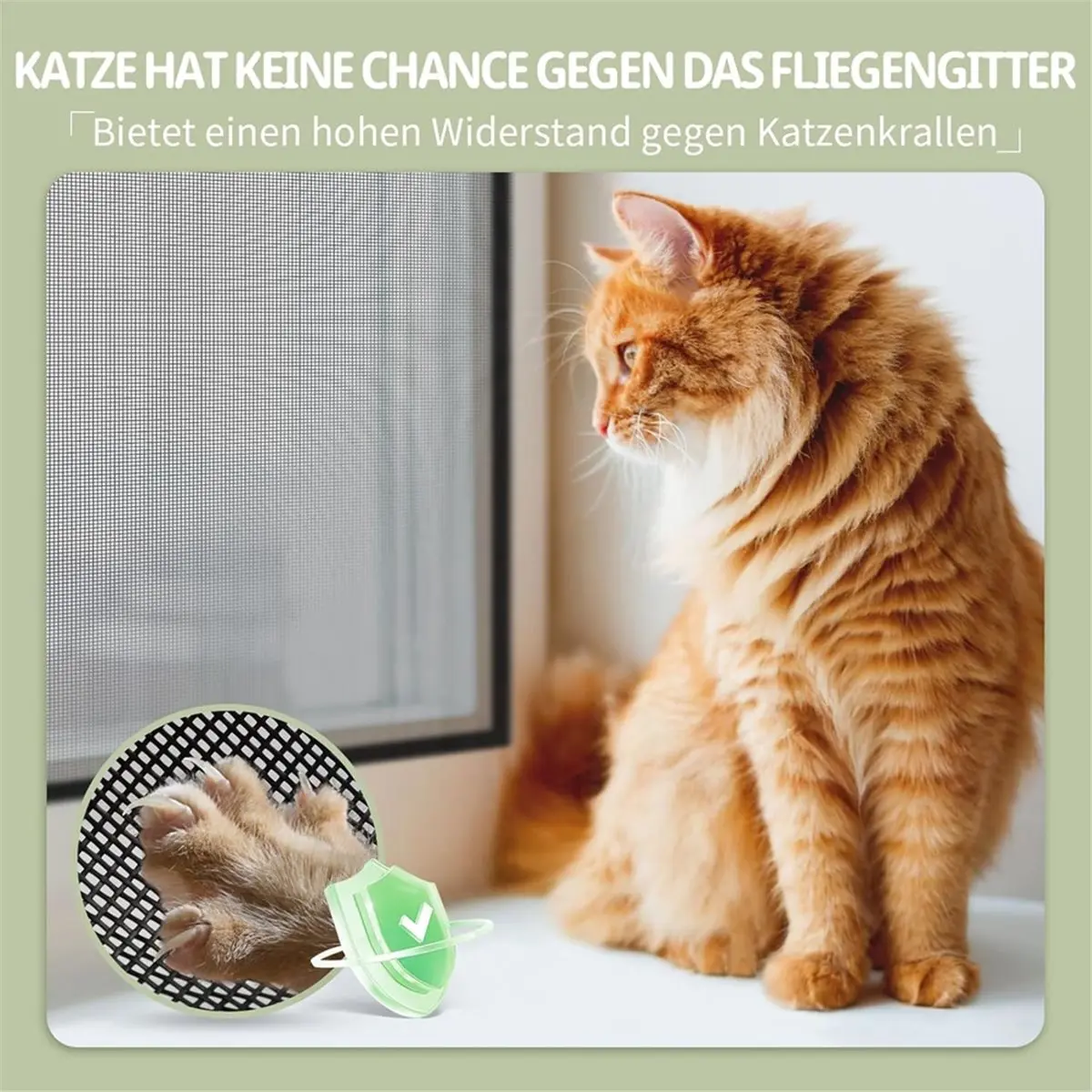 Window Fly Screen, , No Drilling, Cat Net, Scratch-Resistant, Stable for All Indoor , Skylights