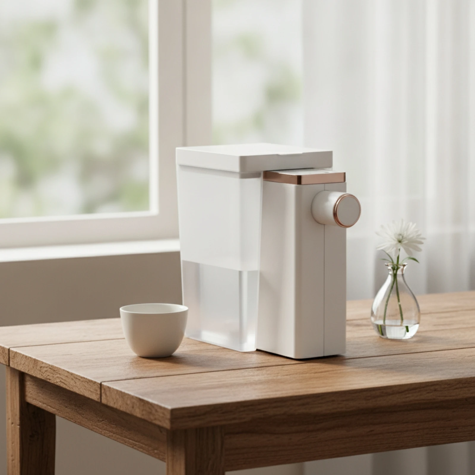 Instant Hot Water Dispenser Quick Heating Countertop Hot Water Dispenser Appliance Compact Touch Control for Office, Kitchen